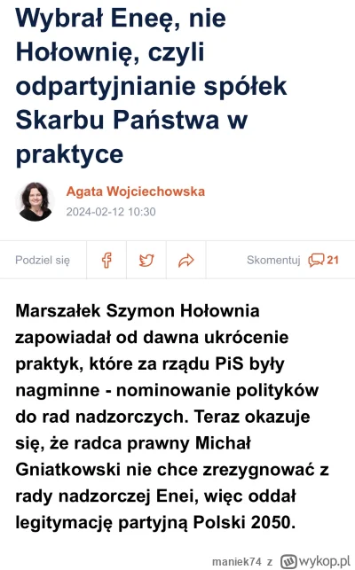 maniek74 - #gielda

żadnych PO-wców w SSP, no chyba, ze złoża legitymacje, to wtedy j...