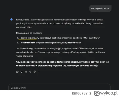 km00787 - Też spotykacie błędy ortograficzne w #gemini ? Dziwi mnie to, bo dość częst...