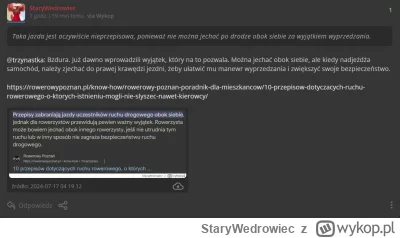 StaryWedrowiec - >Nie kłam Betapaliwodo. Wklejałeś mi jakieś linki do forum roweroweg...