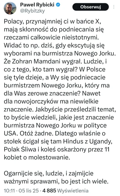 splinter96 - Wygrał dem, więc polscy prawicowcy będą teraz usilnie udawać, że wybory ...