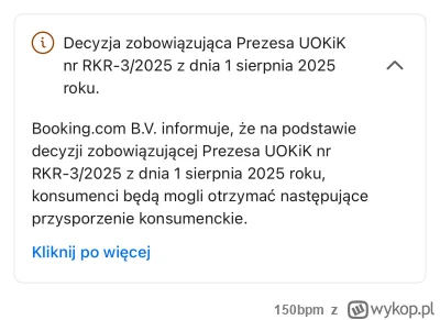 150bpm - #booking #bookingcom #uokik 
Składał już ktoś reklamację do Booking? Wcześni...