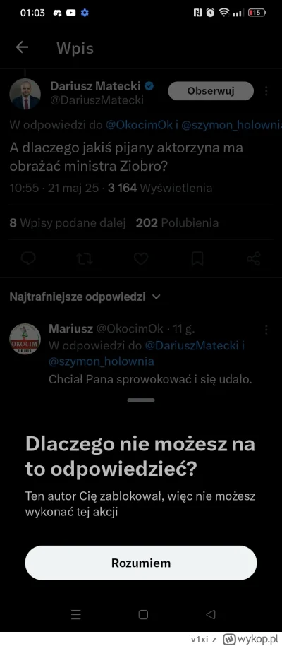 v1xi - Ban od balowonego. Hahaha #bekazpisu #polityka