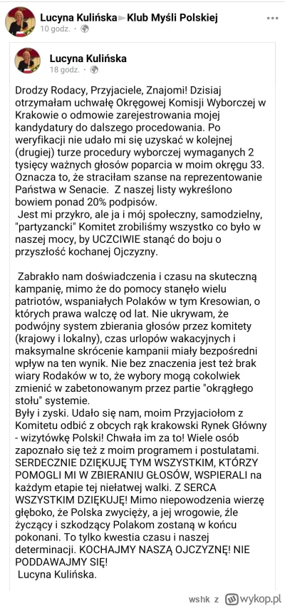 wshk - Sykulski out, wołyniara out.
SPOILER
#ukraina #wybory #polityka #krakow
