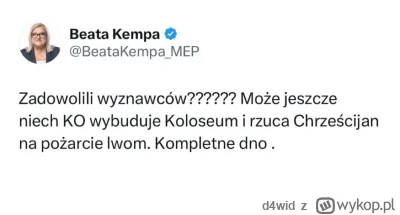 d4wid - Kurde, byłoby spoko.

A w Koloseum walka: Czarnek vs Kowalski o największego ...