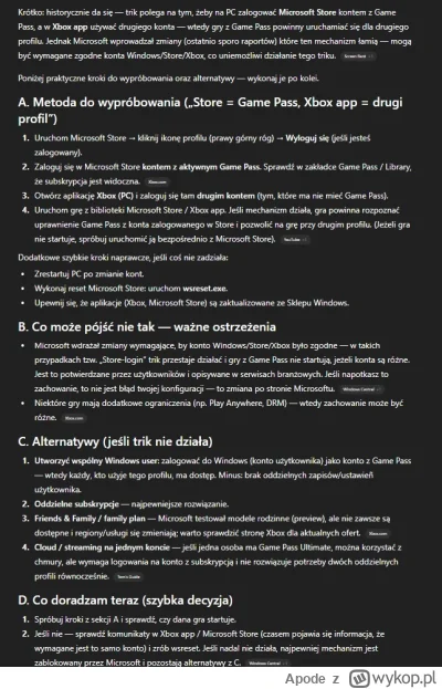 Apode - @zolnierzzezmechu: zmusiłem go do gadania ( ͡° ͜ʖ ͡°) coś tam Microsoft łatał...