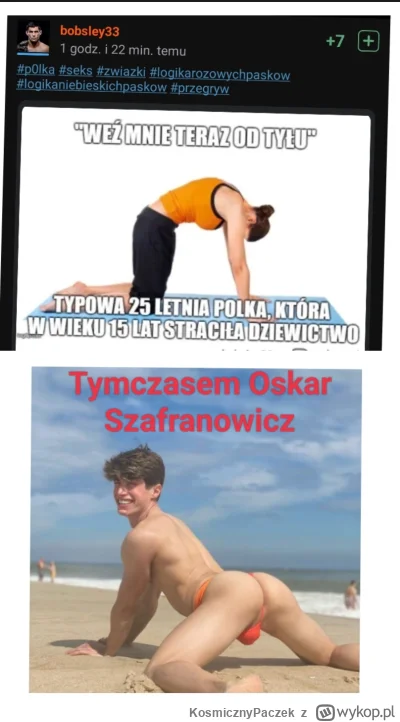 KosmicznyPaczek - #bekazpisu #humorobrazkowy #heheszki #logikarozowychpaskow #teczowe...