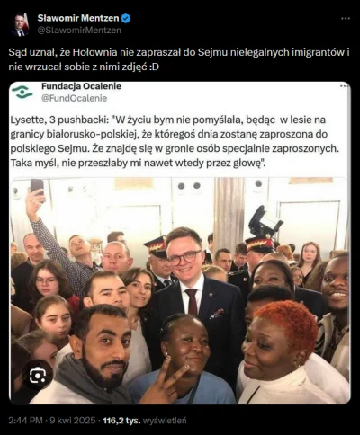 Wolvi666 - #bekazprawakow #bekazkonfederacji #holownia #polityka

No i się memcen zes...