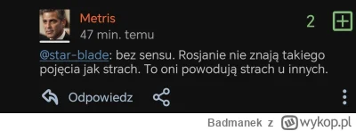 Badmanek - #rosja #wojna #ukraina
rosjanin nie wie co to strach. On w ogóle nic nie w...