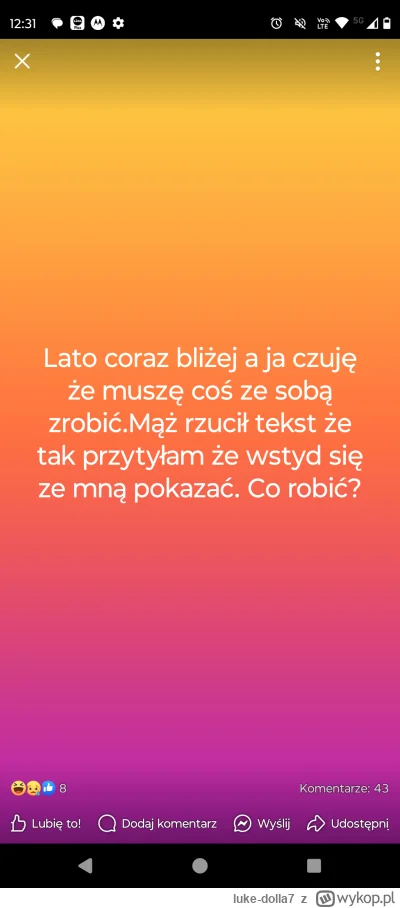 luke-dolla7 - Chłop powiedział żonie szczerze co myśli a w komentarzach grubaski już ...