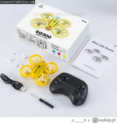n____S - ❗ ZLL SG300 Mini Drone with 2 Batteries
〽️ Cena: 20.99 USD (dotąd najniższa ...