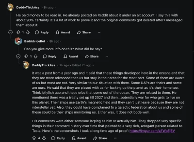 czasnawybory666 - Ohui coooo xD [to o elonie]
https://imgur.com/a/fWqEjEV

#ufo