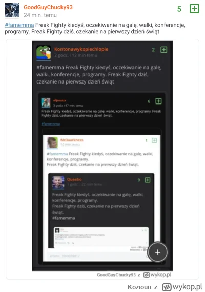 Koziouu - #famemma Freak Fighty kiedyś, oczekiwanie na galę, walki, konferencje, prog...
