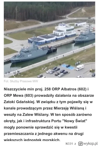 N331 - Na działanie ukraińskich portów w zasadzie nie miały wpływu miny morskie. Najw...