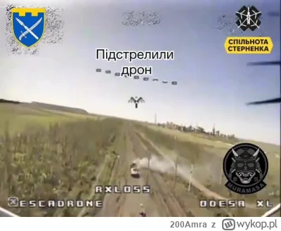 200Amra - Ukraiński dron FPV niszczy kacapski pojazd ratownictwa bojowego 

#ukraina ...