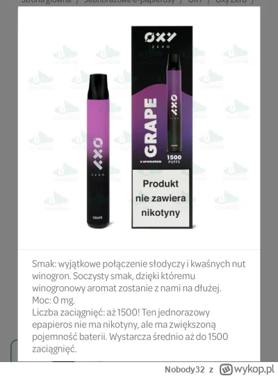 Nobody32 - Całkiem fajny wynalazek za 30 zł. Niby jednorazówki nieopłacalne ale jeśli...