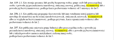 R187 - > myślozbrodni

@pawelmt: Wiesz, że te przepisy są od dawna w Kodeksie karnym?...