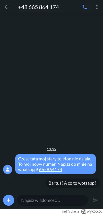 hellfirehe - Dziecko do mnie napisało :)
#scam