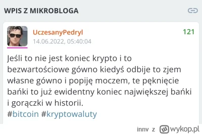 innv - #kryptowaluty #bitcoin 

Archiwizowane wpisy z bessy opublikowane w hossie (⌐ ...