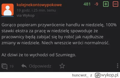 huncwot_ - Mentalność typowego polskiego parobka. Niech prywaciarz rzuci trochę bankn...