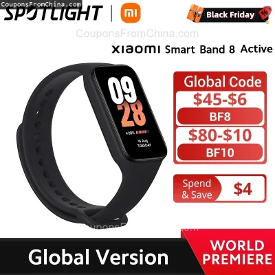 n____S - ❗ Xiaomi Smart Band 8 Active Smart Watch
〽️ Cena: 24.17 USD (dotąd najniższa...