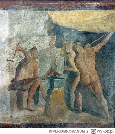 IMPERIUMROMANUM - Warsztat Hefajstosa na fresku

Rzymski fresk ukazujący warsztat Hef...