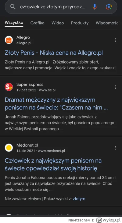 Nie4tzsche4 - Komentator pewnie jako jedyny wie co oznacza zwrot "podał się do ojca" ...