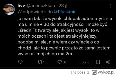 analboss - #blackpill #przegryw

Ja mam szczere pytanie.
Czy kobiety mają nasz odpowi...