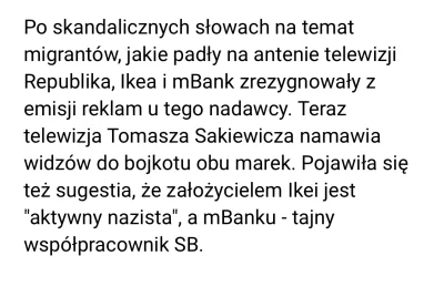 sznioo - co za debile XD
A wystarczyłoby przeprosić, ale pisowcy to ludzie bez honoru...