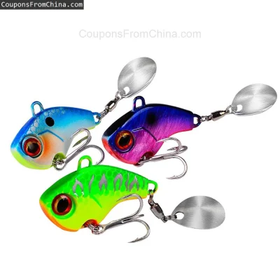 n____S - ❗ Fishing Lures Wobble Rotating Metal Vib Bait 40mm 28g
〽️ Cena: 2.15 USD (d...