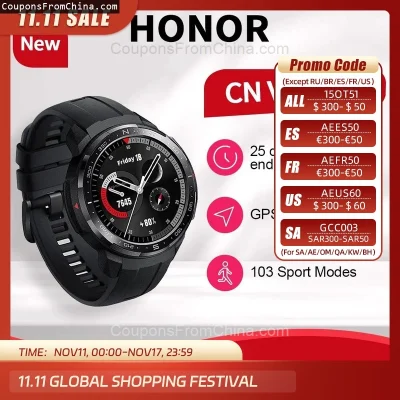 n____S - ❗ Honor Watch GS Pro Smart Watch
〽️ Cena: 66.43 USD (dotąd najniższa w histo...