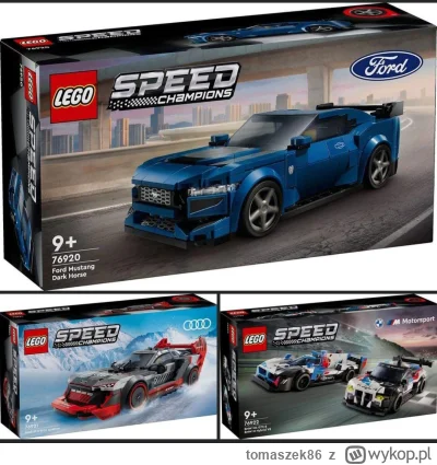 tomaszek86 - Takie sobie te nowe samochody z serii #lego  #speedchampions :)
Na dodat...