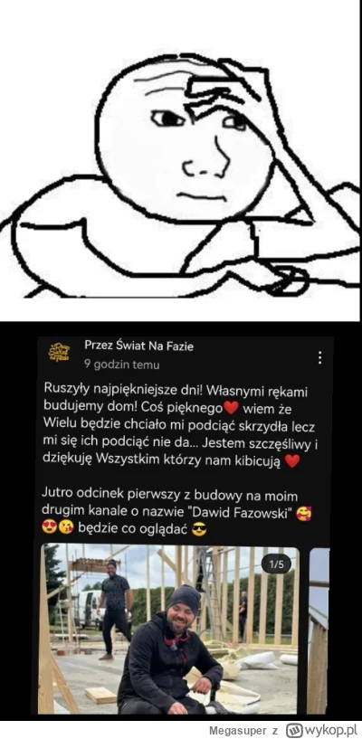 Megasuper - Podobny entuzjazm był jak kupował ten hotel. Już się najezdził ? To jest ...