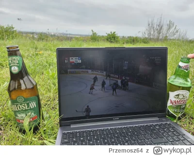 Przemosz64 - Hokej, piffko, grill i (w miarę) piękne okoliczności przyrody na hołdzie...