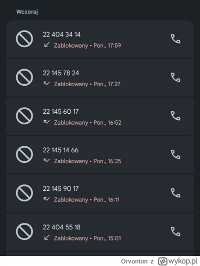 Orvonton - @maniel to może te numery? Ja miałem podobną akcję, tylko mnie wmawiali, ż...