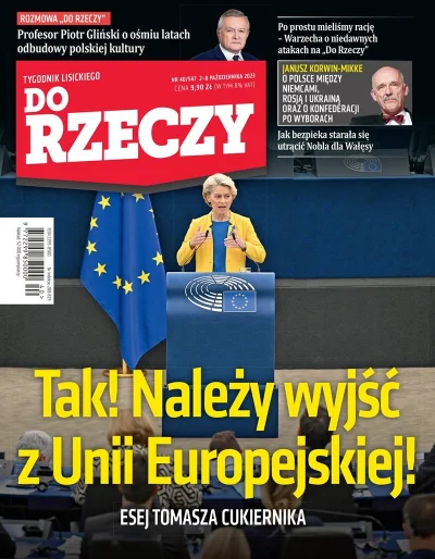 Tommy__ - @rales koalicja PiS z Konfederacją i wychodzimy z Unii wprost w ramiona Ros...