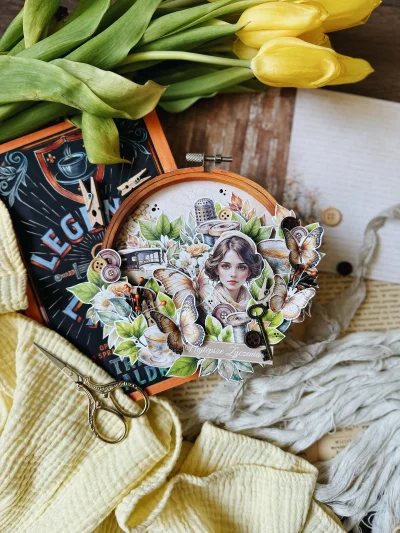 cytmirka - Dostępny od ręki dekor na tamborku- z okazji urodzin, imienin czy na inną ...