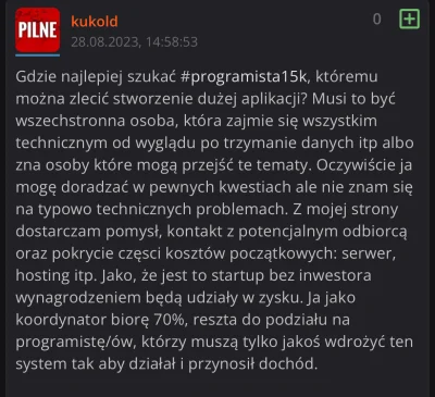 IksdeHeheh - @kukold: i co, nawet taki Mariuszek nie chce pracować dla ciebie za darm...