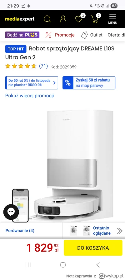 Notakaprawda - @motylbezskrzydel: @mechaos dorzućcie 300zł i macie rewelacyjny robot.