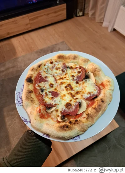 kuba2403772 - #gotujzwykopem #pizza taka oto moja pizza ( ͡° ͜ʖ ͡°)