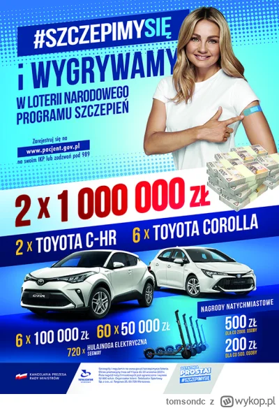 tomsondc - Kiedy CBŚP wjedzie do nich za tą loterie. Dawali losy do darmowej szczepio...