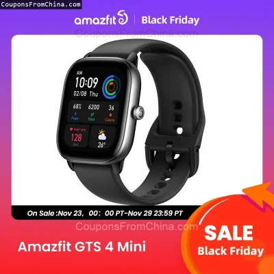 n____S - ❗ Amazfit GTS 4 Mini Smart Watch with Alexa
〽️ Cena: 77.42 USD (dotąd najniż...