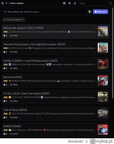 SmokuSC - Jesteśmy społecznością pasjonatów, których łączy miłość do przeżywania na n...