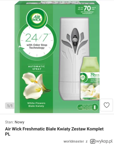 worldmaster - #dom #pytanie #agd
Czy istnieje jakiś automatyczny odświeżacz powietrza...