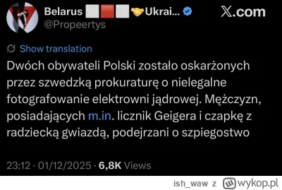 ish_waw - W Polsce nie poszło, to teraz się przerzucacie na Szwecję, kremluchy?

Jak ...