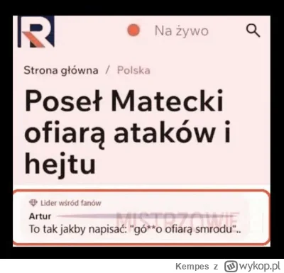 Kempes - #polityka #heheszki #bekazpisu #bekazlewactwa 

XDDDDDDDDDDDDDDDDDDDDDDDDDDD...