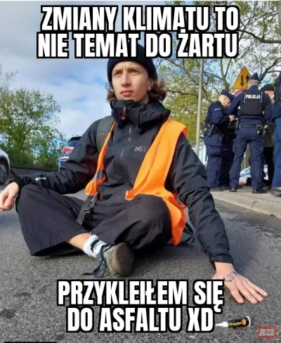 mabuti - Jedynym żartem są tęczusie którzy wierzą, że planeta płonie, bo tak im napis...