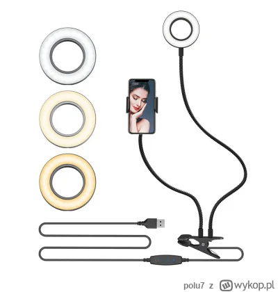 polu7 - Wysyłka z Polski.

[EU-PL] BlitzWolf BW-SL6 Clip Selfie Ring Light with Phone...