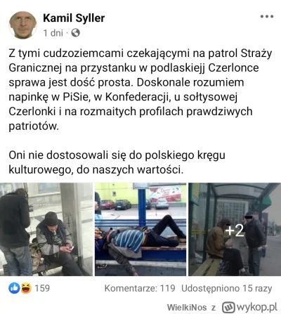 WielkiNos - >hmm, czy aby pomoc imigrantom popierają te same osoby które szerokim łuk...