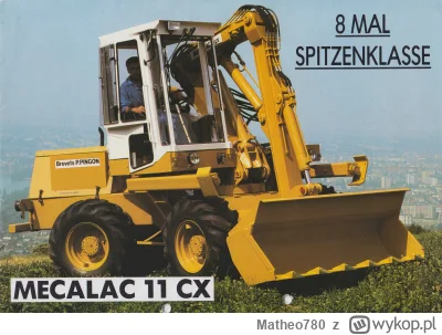 Matheo780 - Od dziecka mam słabość do koparek Mecalac

#koparka #maszynyboners #trakt...