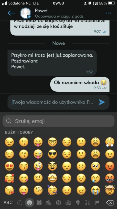 ZagubionywNL - A tu niestety pierwsza odpowiedz